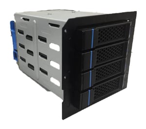 Chenbro 384-10501-2101A0 8.89 cm (3.5") drive bay tray, Black