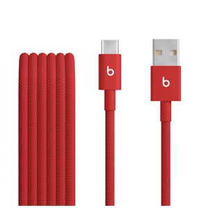 Apple Beats USB Cable, USB 2.0, 1.5 m, USB-A to USB-C, Red