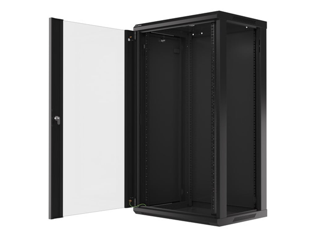 Lanberg WF01-6422-10B stojak 22U Szafa wisząca Czarny
