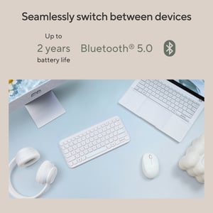 ASUS KW100 KEYBOARD/BG/UI/80 klawiatura Uniwersalne Bluetooth Beżowy