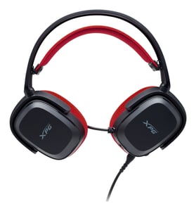 XPG PRECOG STUDIO Kopfhörer, kabelgebunden, Kopfbügel, Gaming, USB Typ C, Schwarz, Rot