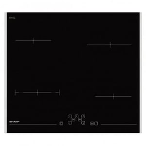 Sharp KH-6V08FT00 Czarny Wbudowany 59 cm Ceramiczna 4 stref(y)