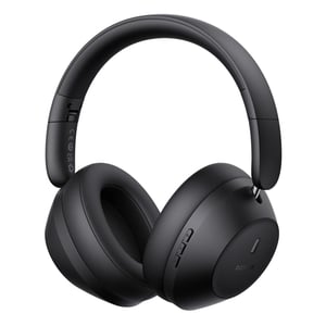 Baseus Bass 30 Max Kopfhörer-Set, kabellos, Kopfbügel, Verbindungen/Musik, USB Typ C, Bluetooth, schwarz