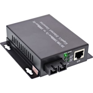 InLine 66659B konwerter sieciowy 1000 Mbit/s 1310 nm Pojedynczy Czarny