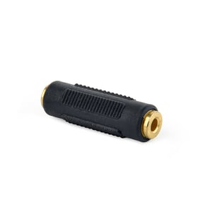 Gembird A-3.5FF-01 przejściówka do kabli 3.5 mm Czarny