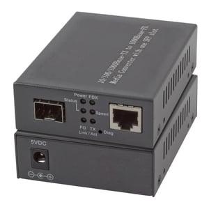 EFB Elektronik EL029 konwerter sieciowy 1000 Mbit/s Multifunkcyjny, Pojedynczy Czarny
