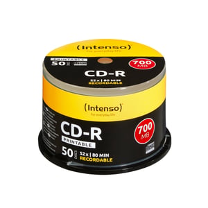 Intenso 1801125 CD-R 700 MB 52x 50 Stück