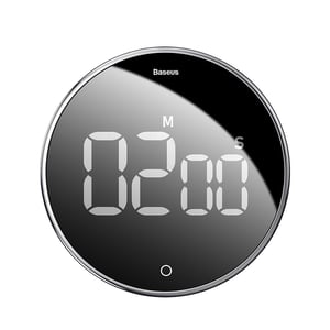 Baseus Heyo Rotations-Countdown Schwarz – Programmiergerät für den täglichen Gebrauch