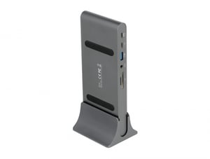 DeLOCK USB Type-C DP 1.4 Triple 4K Display Docking Station - HDMI/DisplayPort/USB/LAN/SD/PD 3.0