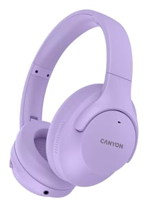 Canyon CNS-CBTHS10PU Kopfhörer/Headset, kabelgebunden und kabellos, Kopfbügel, Telefonate/Musik/Sport/Alltag, Bluetooth, violett