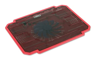 Platinet OMNCPIR Laptop Cooling Pad, 43.2 cm (17"), 1000 RPM, Black, Red