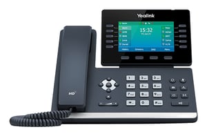 Yealink SIP-T54W telefon VoIP Czarny 10 linii LCD Wi-Fi