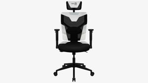 Aerocool Guardian Universeller Gaming-Stuhl Gepolsterte Sitzfläche Schwarz, Weiß