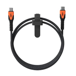 Urban Armor Gear Kevlar kabel USB USB 2.0 1,5 m USB C 0,48 Gbit/s Czarny, Pomarańczowy