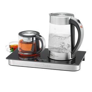 ProfiCook PC-TKS 1056 vattenkokare 1,7 l Svart, Rostfritt stål, Genomskinlig