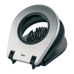 GEFU Duo Manual Slicer, Black, Silver Plastic, Stainless Steel