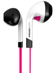 IFROGZ InTone Wired In-Ear Headphones for Music, Pink