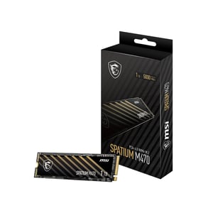 MSI SPATIUM M470 PCIe 4.0 NVMe M.2 1000 GB PCI Express 4.0 3D NAND