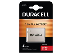 Duracell DR9720 batteri till kamera/videokamera, litiumjon (Li-Ion), 1000 mAh
