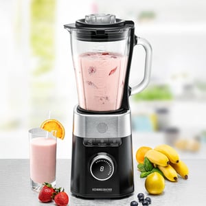 Rommelsbacher MX 1260 Blender 1200 W Countertop Blender Black, Stainless Steel, Transparent