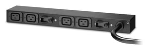 APC AP6032A Stromverteilereinheit (PDU) mit 4 Netzwerkanschlüssen, 0U/1U, schwarz