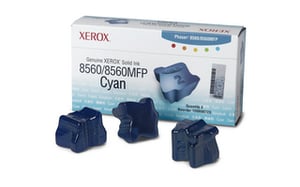 Xerox Colorstix 3 x Cyan Phaser 8560 Original-Tintenpatrone Cyan