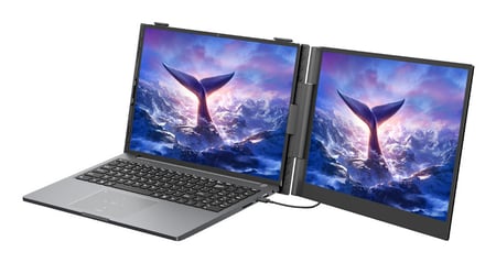 Blackview SCM6 monitor komputerowy 35,6 cm (14") 1920 x 1080 px Full HD LCD Szary