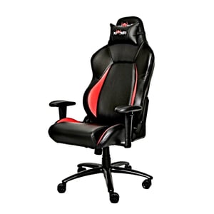 Red fighter C2 Uniwersalny fotel dla gracza Obite siedzisko Czarny, Czerwony