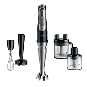 Braun MultiQuick 9 MQ 9195XLI 2 l Stabmixer 1200 W Schwarz, Edelstahl