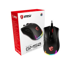 MSI CLUTCH GM50 myszka Gaming Po prawej stronie USB Typu-A Optyczny 7200 DPI