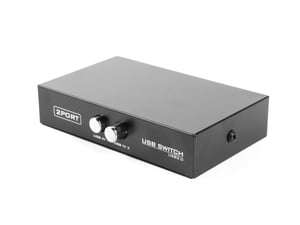 Gembird DSU-21 KVM-Switch, weiß