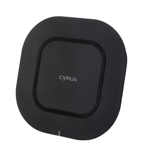 Cyrus CYR10500 ładowarka do urządzeń przenośnych Smartfon Czarny USB Bezprzewodowe ładowanie Szybkie ładowanie Wewnętrzna