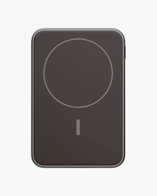 фото Зовнішній акумулятор (павербанк) Fresh n Rebel Magnet Wireless 5000 20W Grey (228301)