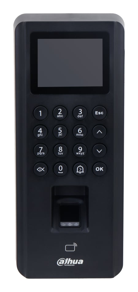 Dahua Technology ASI2212J-PW Inteligentny czytnik kontroli dostępu Czarny