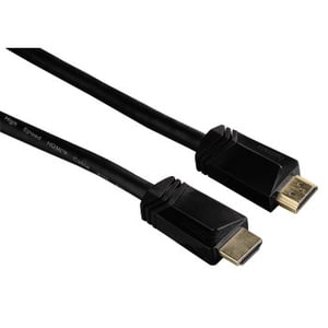 Hama HDMI/HDMI, 3 m HDMI-kabel, HDMI typ A (standard), svart