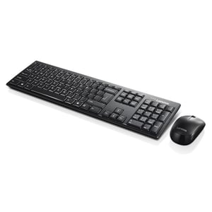 Lenovo GX30L66303 Keyboard with Included Mouse, Universal QWERTY US English, Black