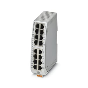 Phoenix Contact FL SWITCH 1016N Nie zarządzany L2 Fast Ethernet (10/100) Szary