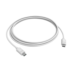 Yale SV-USB3M-1A-W 3-meter USB-C to USB-B Cable, White