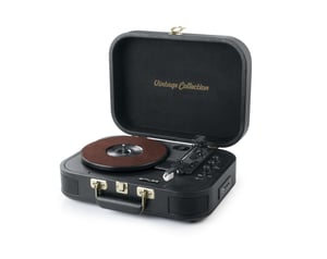 Muse MT-201 GLD obrotowy talerz gramofonu Gramofon z napędem pasowym Czarny