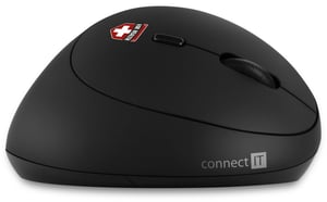 Connect IT CMO-2600-BK myszka Medyczna Po prawej stronie Bluetooth Optyczny 1600 DPI