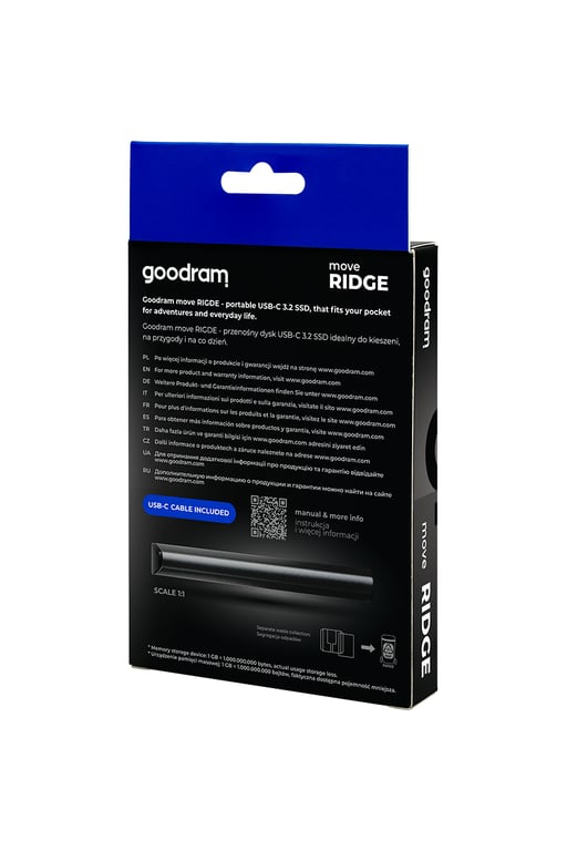 фото SSD накопичувач Goodram Move Ridge 512 GB (SSDR-GMRE-512-K0)