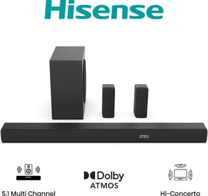 Hisense AX5100Q Czarny 5.1 kan. 580 W