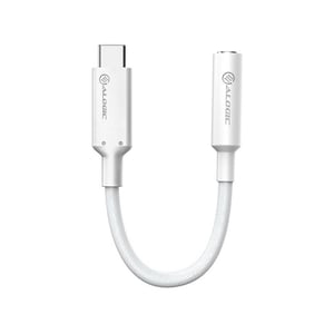 ALOGIC ELPC35A-WH adapter för USB-C-kablar, 3,5 mm, vit