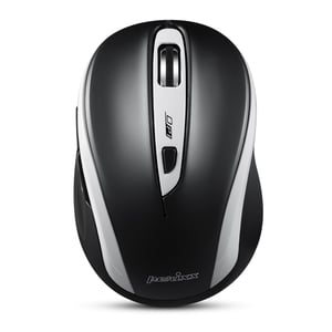 Perixx PERIMICE-721 kontormus, högerhänt, RF Wireless + Bluetooth + USB Type-A, optisk, 1600 DPI