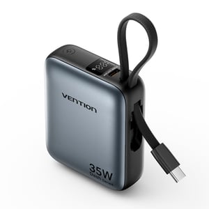 Vention FHEH0 litium-polymer-batteripack (LiPo) 10 000 mAh Svart