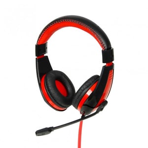 iBox SHPI1528MV hörlurar/headset, trådbundet, huvudband, gaming, svart, rött