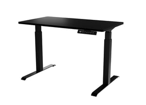 Cama Biurko z elektryczną regulacją wysokości MOON 121x67x72-120 czarny