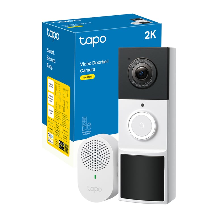 TP-Link Tapo D210 Czarny, Biały