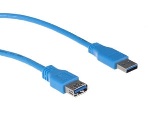 Maclean MCTV-585 USB 3.2 Gen 1 (3.1 Gen 1) Cable, 3 m, USB-A, Blue