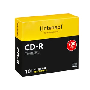 Intenso CD-R 700 Mb 52x slimcase (10) 10 st.